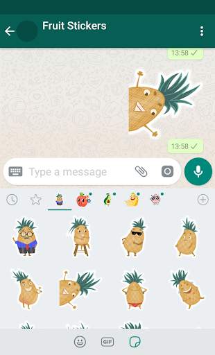New WAStickerApps 🍓🥑 Fruit Stickers For WhatsApp screenshot 4