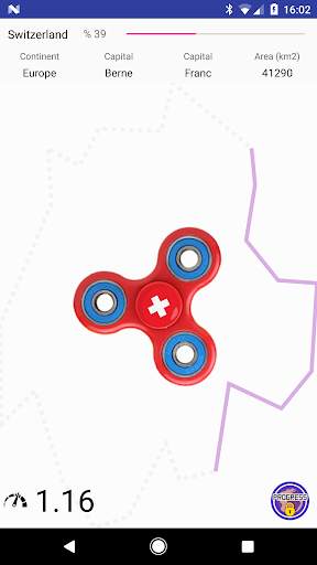 ߷ Fidget Flag Spinner ߷ World Flags Game screenshot 6