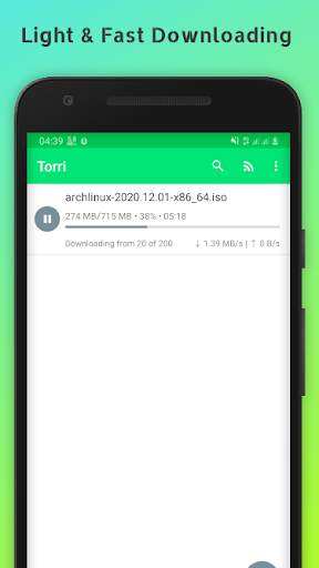 Torri - Torrent Downloader screenshot 1