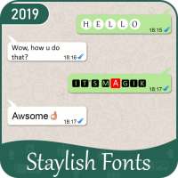 Chat Styler for Whatsapp :Cool Font & Stylish Text logo