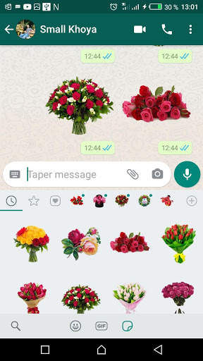 WAStickerApps Flowers 🌸🌷🌹  Bouquet Stickers screenshot 1