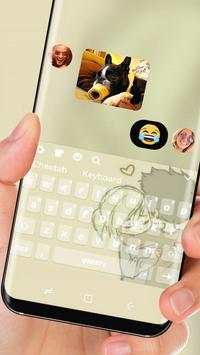 Love hug Keyboard theme screenshot 3