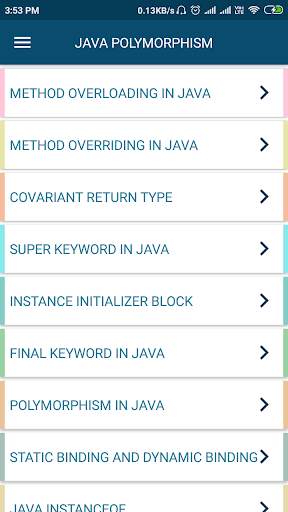 Java Tutorial - Offline screenshot 4