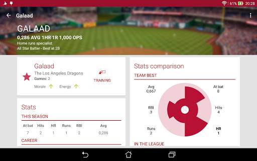 Baseball Legends Manager 2016 screenshot 10