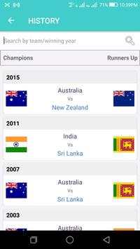 Icc Cricket Worldcup 2019 screenshot 5