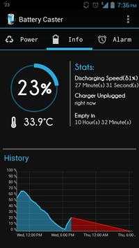 Battery Caster LITE screenshot 2