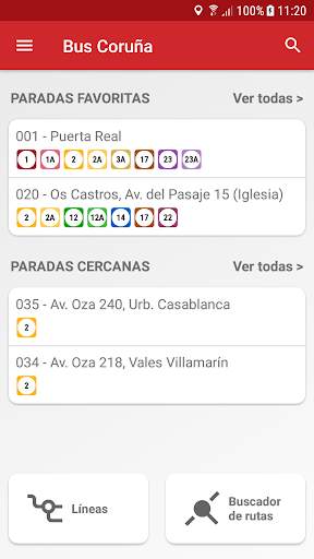 Bus Coruña screenshot 2