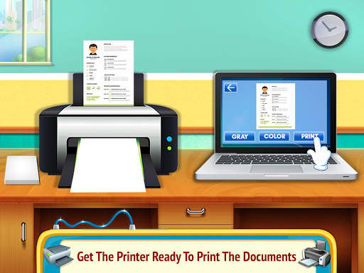 Printer Machine & Scanner Learning Simulator screenshot 8
