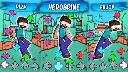 Herobrine FNF Mod screenshot 1