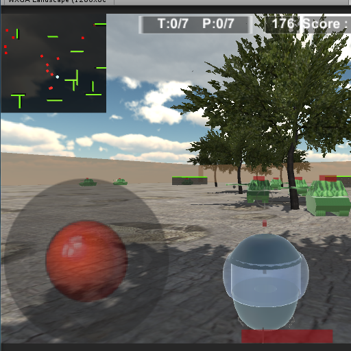 3D tank game icon