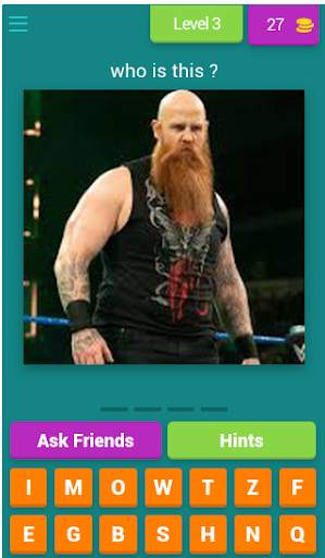 WWE Quiz game - Guess the wrestler स्क्रीनशॉट 4
