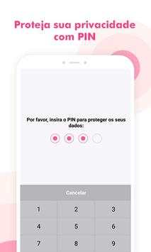 Calendário Menstrual Cherry - Acompanhe Menstrual screenshot 4
