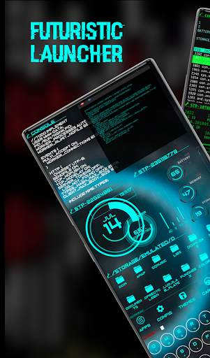 Futuristic Launcher screenshot 1