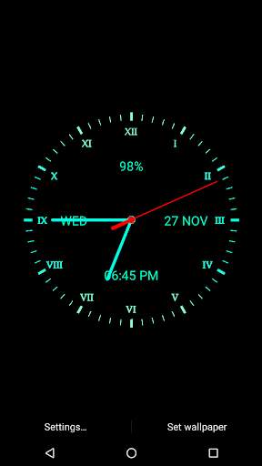 Analog Clock Live Wallpaper screenshot 4