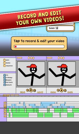Stickman Tuber Tycoon - Tubers Life Simulator screenshot 2