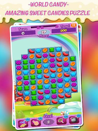 Blast Candies in World Candy: Free Match 3 Puzzle screenshot 5