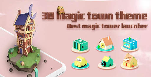 Magic town theme for galaxy m30  colorful wallpape screenshot 4