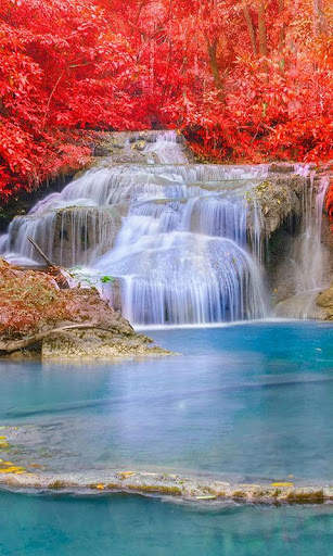 Waterfall Nature Wallpaper screenshot 2