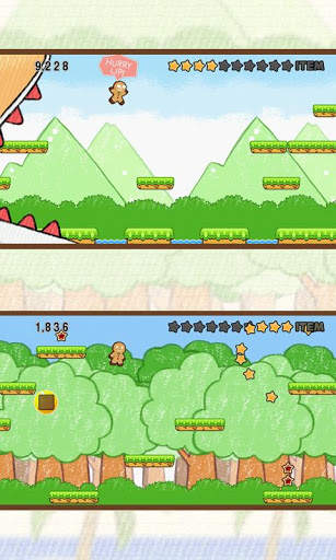 Gingerbread Dash! LITE screenshot 1