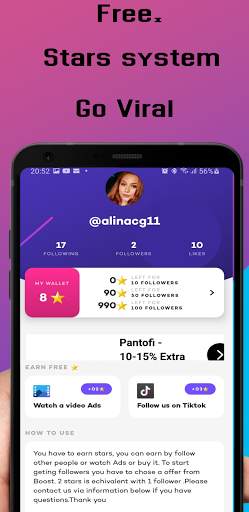 ⭐Tik Star - Followers for TikTok likes free Boost screenshot 3