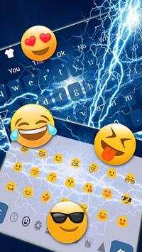 Blue Lightning Flash Keyboard 3 تصوير الشاشة