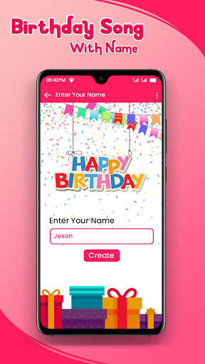 birthday song with name screenshot 3