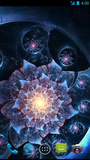 Luminous Flowers Wallpaper screenshot 3
