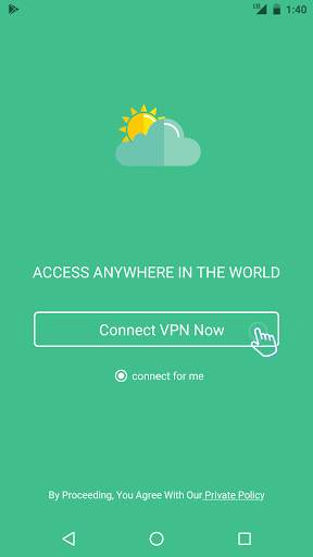 Cloud VPN – A FREE, High Speed, Secure VPN! screenshot 1