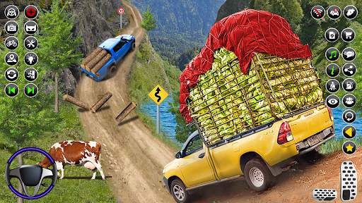 Offroad Pickup Cargo Truck 3D screenshot 3