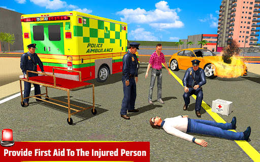 Police Ambulance Rescue Driver screenshot 3