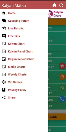 Kalyan matka -  satta matka kalyan, Kalyan chart screenshot 2