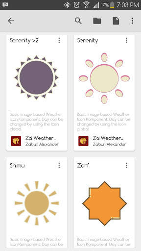 Zai  Weather Komponents Kustom screenshot 3