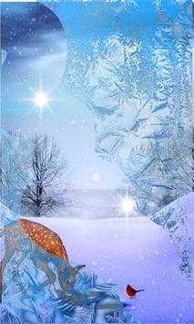 Winter frozen glass screenshot 1