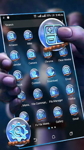 Cosmic Damaru Launcher Theme screenshot 2