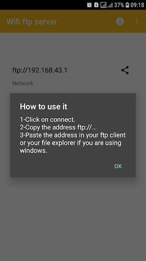 Wifi ftp server screenshot 3