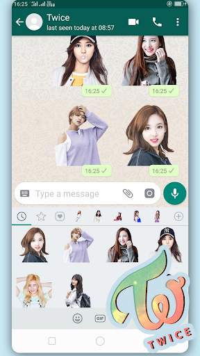 TWICE Stiker for Whatsapp KPOP Idol WAStickerApps screenshot 2