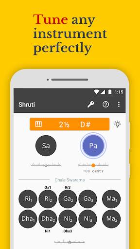 Shruti Carnatic Tuner screenshot 3