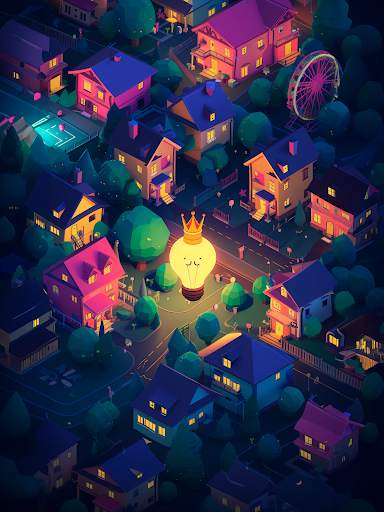 Idle Light City: Clicker Games screenshot 10