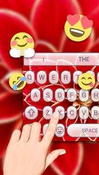 Red Emoji Keyboad Theme screenshot 3