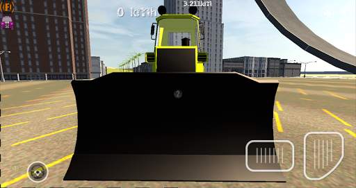 Bulldozer Driving Simulator 3D screenshot 2