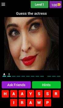 Bollywood Actors Actress Quiz screenshot 1