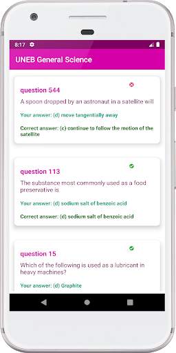 UNEB General Science скриншот 5
