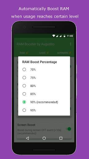 RAM & Game Booster by Augustro (67% OFF) screenshot 5