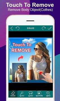 Photo object(cloth) remover - Photo BG Remover screenshot 3
