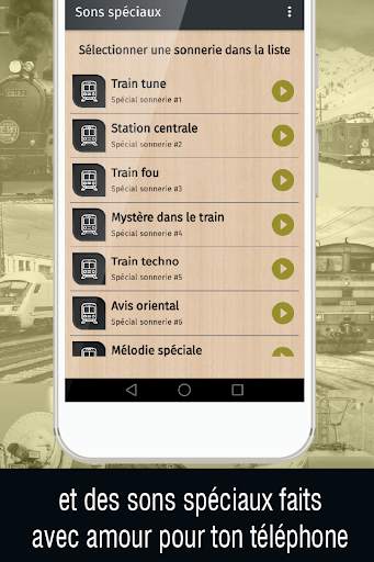 sonneries train pour telephone, sons de train screenshot 5