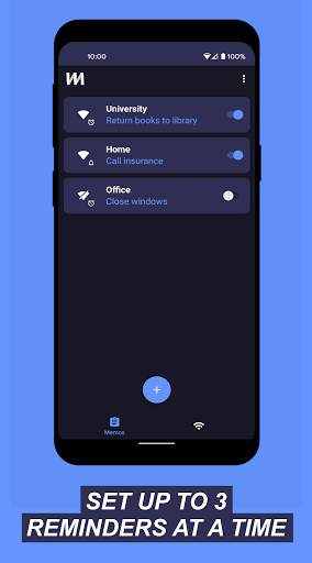 WifiMemo - Wifi Notifications & Alarms screenshot 1