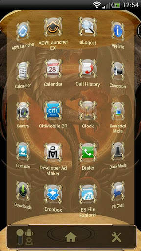 Next Launcher Dragon Theme screenshot 2