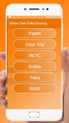 Online Train Ticket Booking screenshot 1