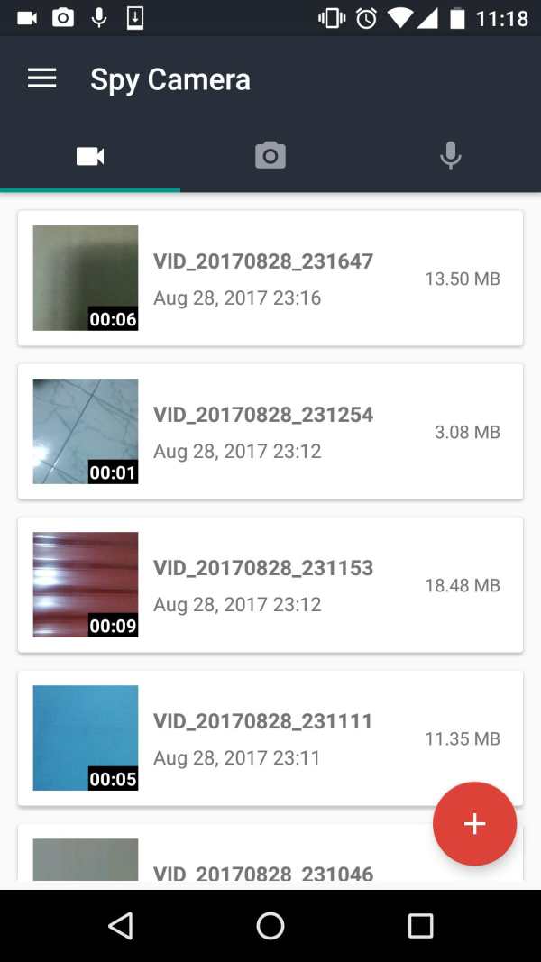 Spy Camera & Audio Recorder 1 تصوير الشاشة