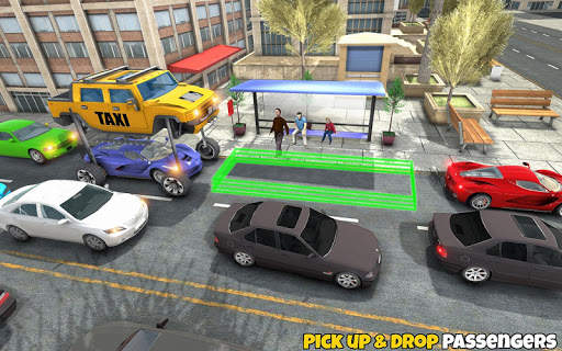 Yellow Cab City Taxi Driver: New Taxi Games screenshot 2